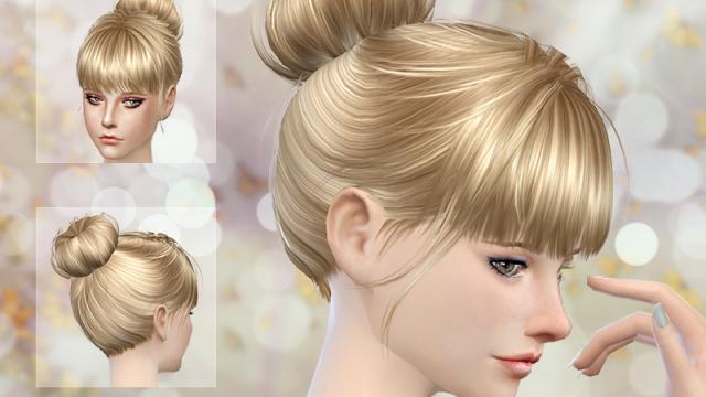 S-Club MK TS4 - Hair N3 для The Sims 4
