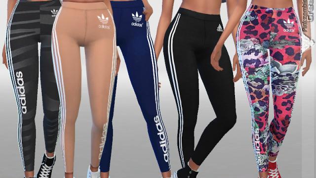 Designer Sporty Leggings Collection 01 for The Sims 4