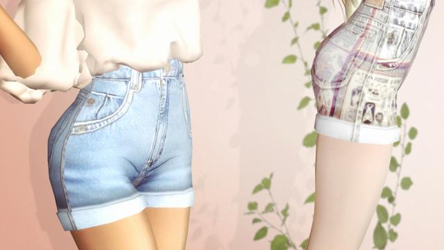 Reckless Shorts для The Sims 4
