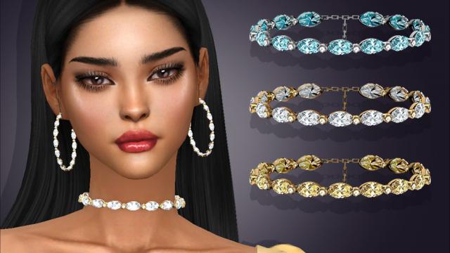 Marquise Crystal Choker