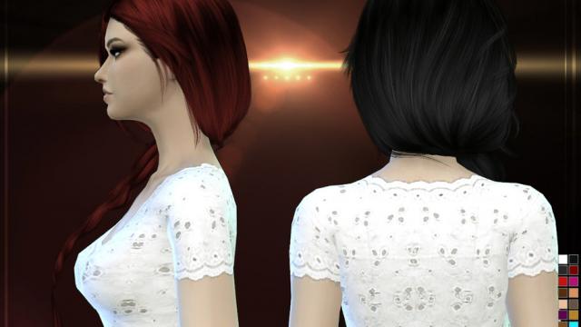 Stealthic - Summer Haze (Female Hair для The Sims 4
