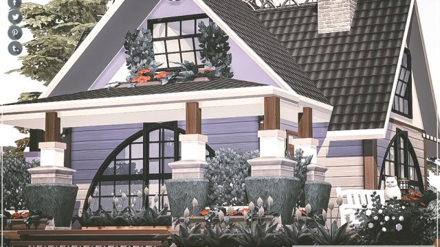 Lake Cottage Starter для The Sims 4