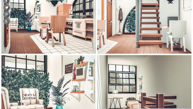 Lake Cottage Starter для The Sims 4