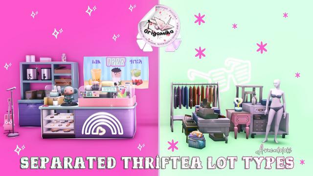 Separated ThrifTea Lot Types