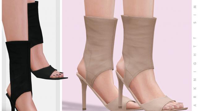 Lycra Cut Out Heels