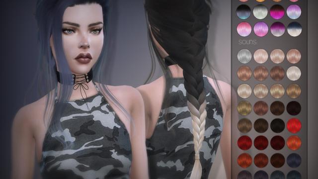LeahLillith Daydream Hair for The Sims 4