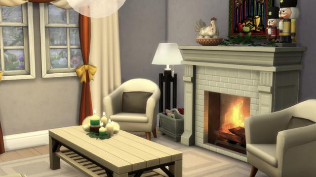 Swedish Winterfest Home for The Sims 4
