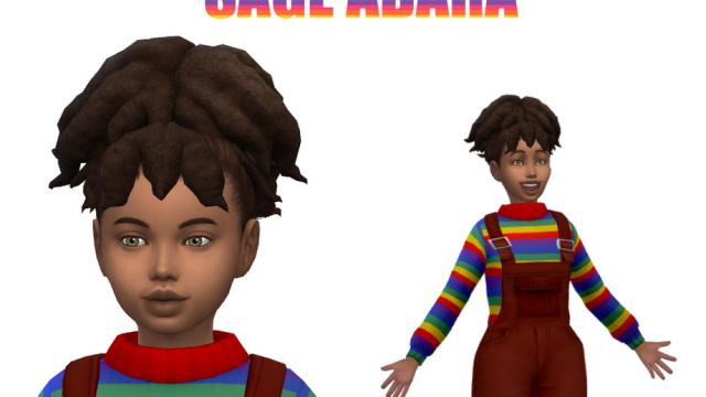Ziwo Puff Afro w/ Fringe Child