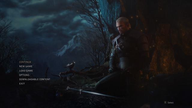 Динамічне головне меню / Dynamic Main Menu для The Witcher 3