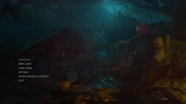 Динамічне головне меню / Dynamic Main Menu для The Witcher 3