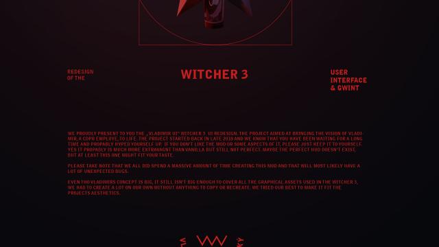 Vladimir UI для The Witcher 3