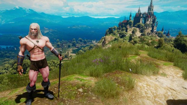 Стероїдний Геральт / Geralt on steroids для The Witcher 3