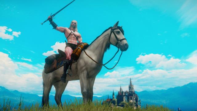 Стероїдний Геральт / Geralt on steroids для The Witcher 3