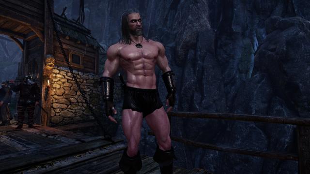 Стероїдний Геральт / Geralt on steroids для The Witcher 3