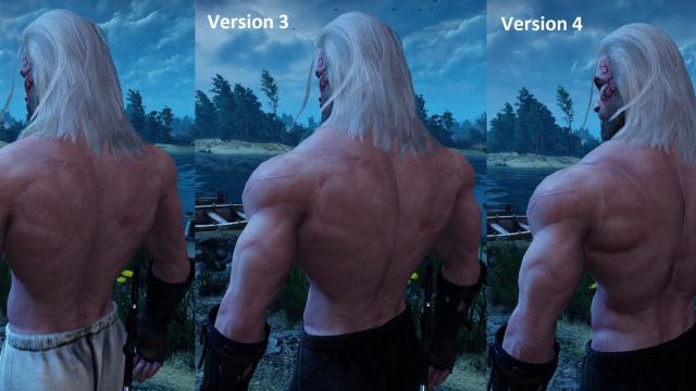 Стероїдний Геральт / Geralt on steroids для The Witcher 3