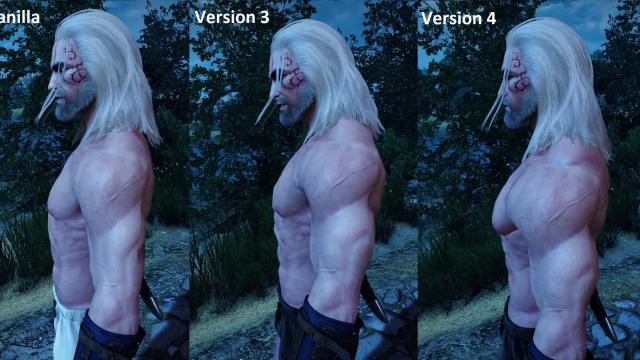 Стероїдний Геральт / Geralt on steroids для The Witcher 3