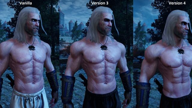 Стероїдний Геральт / Geralt on steroids для The Witcher 3