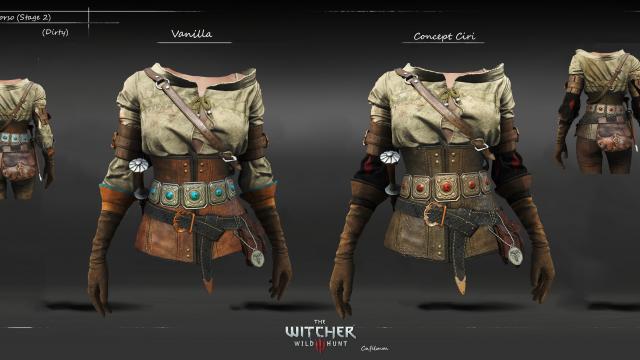 Concept Ciri для The Witcher 3