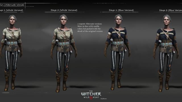 Concept Ciri для The Witcher 3