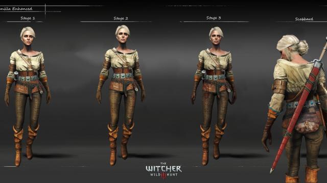 Concept Ciri для The Witcher 3