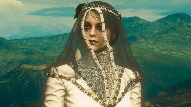 Ірис - леді у білому / Iris as the Lady in White для The Witcher 3