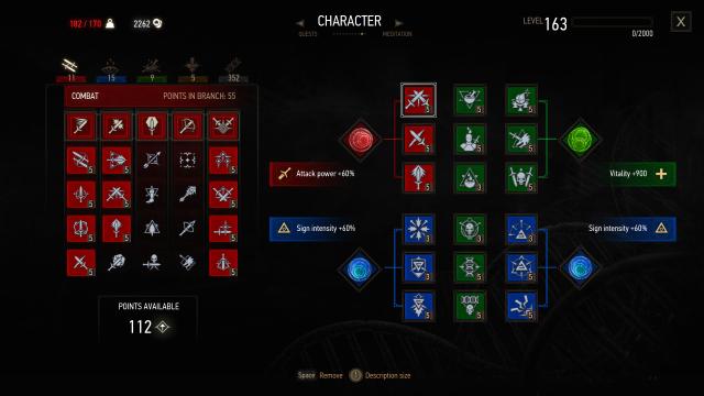 Extra Skill Slots and Mutations for The Witcher 3