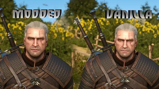 Переробка голови Геральта / Bubsy's Head Edit для The Witcher 3