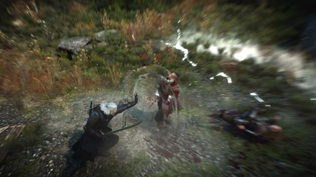 Новый эффект Аарда / The Aard для The Witcher 3