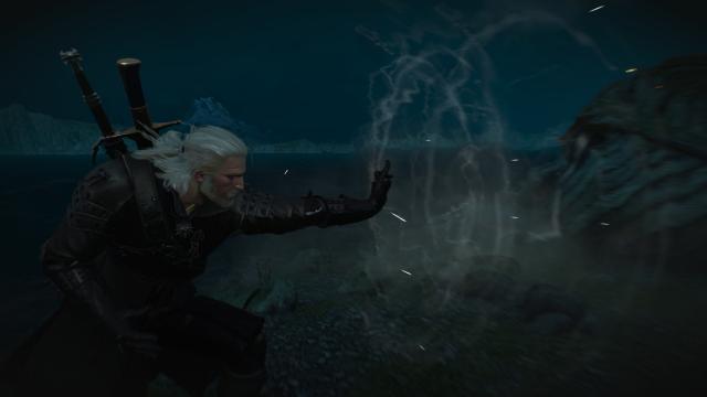 Новый эффект Аарда / The Aard для The Witcher 3