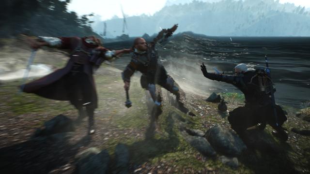 Новый эффект Аарда / The Aard для The Witcher 3