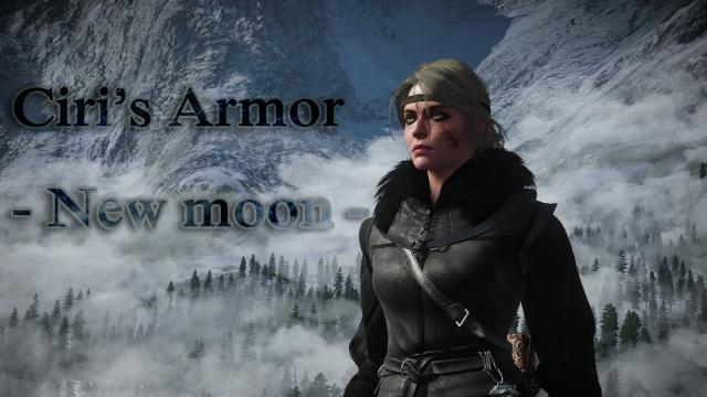 Новий сет для Цирі / New moon Armor for Ciri для The Witcher 3