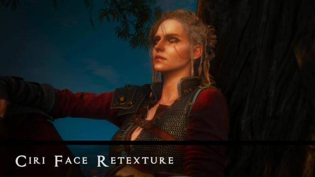 Цирі - 4к обличчя / Ciri - 4k Face Retexture