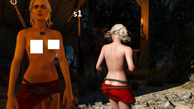 Цирі та Єн топлес / Ciri Topless для The Witcher 3