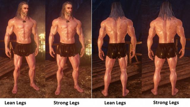 Стероидный Геральт / Geralt on steroids для The Witcher 3