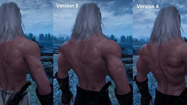 Стероидный Геральт / Geralt on steroids для The Witcher 3