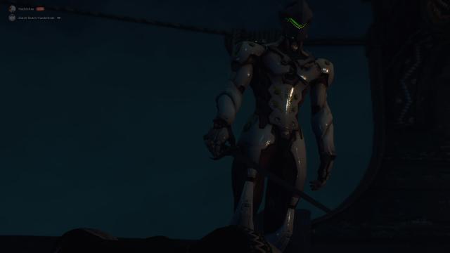Киберсет / Genji of Rivia - Genji Armor and Swords for Geralt для The Witcher 3