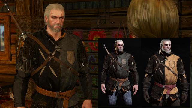 Ретекстур кількох сетів / Some common armor retexture для The Witcher 3