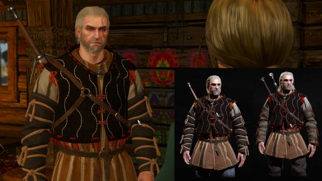 Ретекстур кількох сетів / Some common armor retexture для The Witcher 3