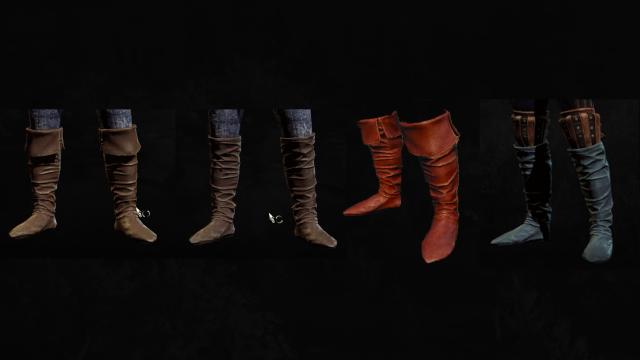 Ретекстур кількох сетів / Some common armor retexture для The Witcher 3