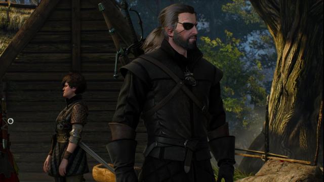 Очна пов'язка Снейка / Snake's eyepatch для The Witcher 3