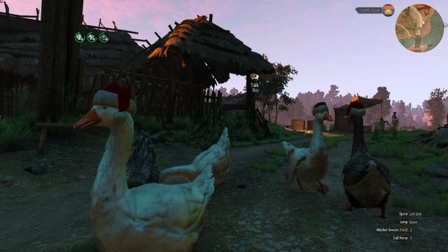 Новорічні гуси / Christmas Geese для The Witcher 3