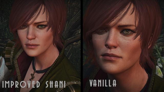 Покращене обличчя Шані / Improved Shani - Face для The Witcher 3