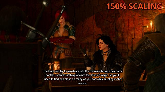 Увеличенные субтитры / Bigger Subtitles для The Witcher 3