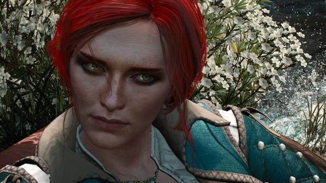 4к обличчя Трісс Мерігольд / Triss 4k Face Retexture для The Witcher 3