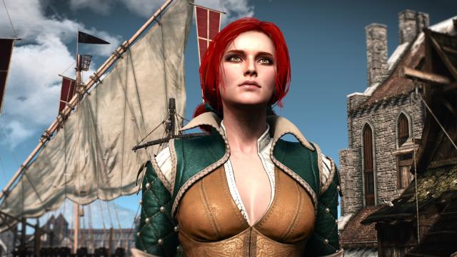 4к обличчя Трісс Мерігольд / Triss 4k Face Retexture для The Witcher 3