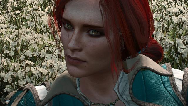 4к обличчя Трісс Мерігольд / Triss 4k Face Retexture для The Witcher 3