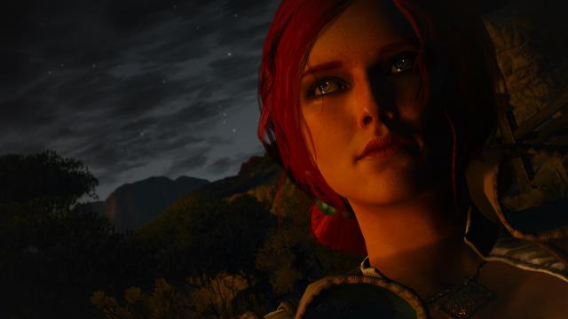 4к обличчя Трісс Мерігольд / Triss 4k Face Retexture для The Witcher 3