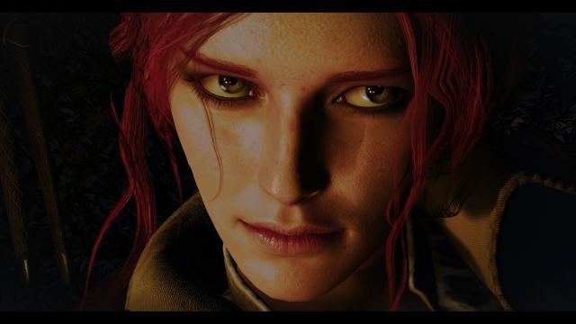 4к обличчя Трісс Мерігольд / Triss 4k Face Retexture для The Witcher 3