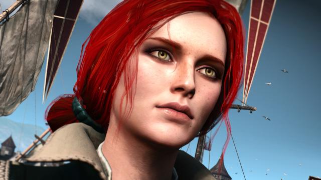 4к обличчя Трісс Мерігольд / Triss 4k Face Retexture для The Witcher 3