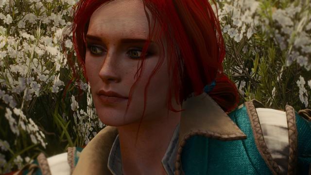 4к обличчя Трісс Мерігольд / Triss 4k Face Retexture для The Witcher 3